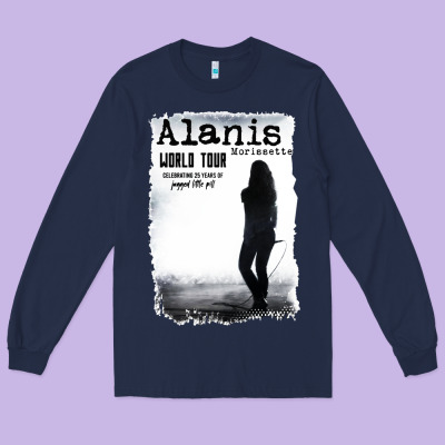 Alanis Morissette, World Tour Long Sleeve Tee Designed By Artisfamous