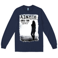 Navy alanis morissette, world tour Long Sleeve Tee - artisFamous