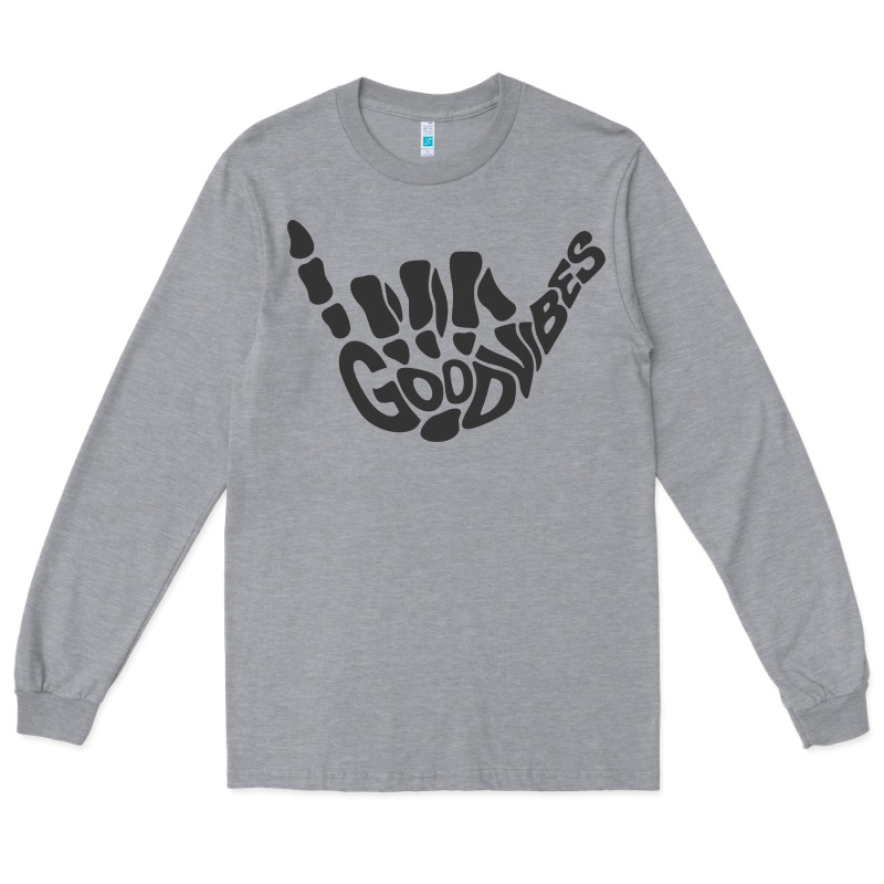 Goodvibes Shaka Long Sleeve Tee by artisFamous | Teevron