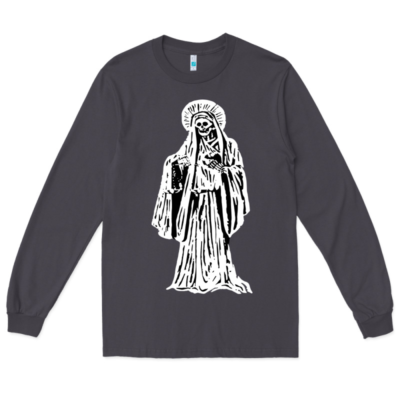Santa Muerte Blanca Long Sleeve Tee by artisFamous | Teevron