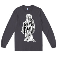 Smoke santa muerte blanca Long Sleeve Tee - artisFamous