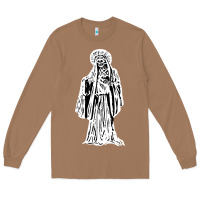 Toasted Coconut santa muerte blanca Long Sleeve Tee - artisFamous