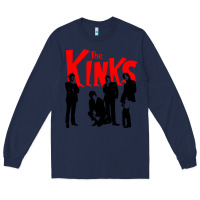 Navy The Kinks Long Sleeve Tee - artisFamous