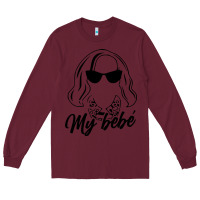 Burgundy my bebe moira rose Long Sleeve Tee - artisFamous