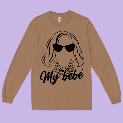 My Bebe Moira Rose Long Sleeve Tee Designed By Artisfamous