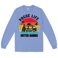 Colony Blue car pogue life outer banks Long Sleeve Tee - artisFamous