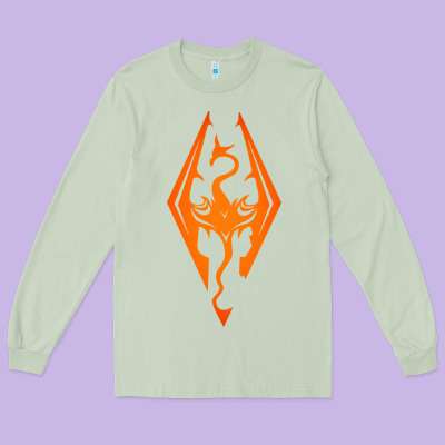 Skyrim Elder Scrolls Oblivion Long Sleeve Tee Designed By Artisfamous