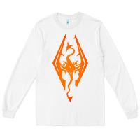 White skyrim elder scrolls oblivion Long Sleeve Tee - artisFamous
