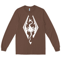 Chestnut skyrim elder Long Sleeve Tee - artisFamous