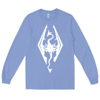 Colony Blue skyrim elder Long Sleeve Tee - artisFamous