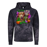 Cloud Black spooky halloween cows Vintage Hoodie - LillyAllenDesigns