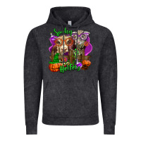 Vintage Arctic spooky halloween cows Vintage Hoodie - LillyAllenDesigns