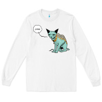 White lying cat Long Sleeve Tee - artisFamous