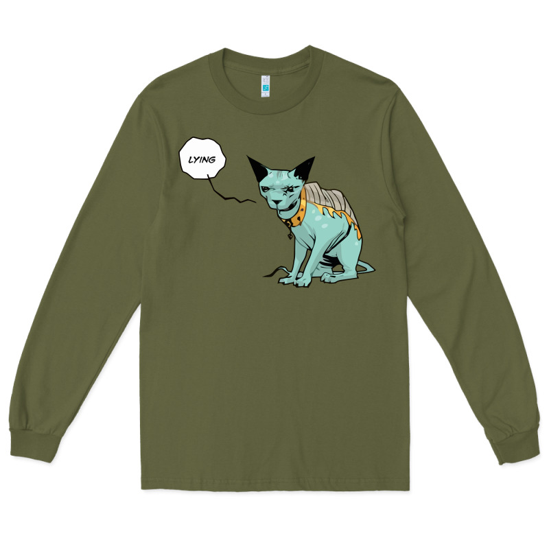 Lying Cat Long Sleeve Tee by artisFamous | Teevron