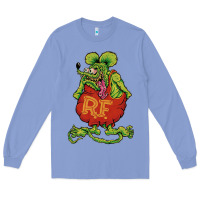 Colony Blue classic rat fink Long Sleeve Tee - artisFamous