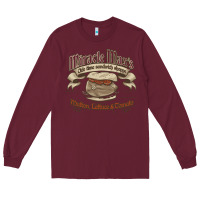Burgundy mutton lettuce and tomato Long Sleeve Tee - artisFamous