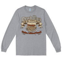 Heather Grey mutton lettuce and tomato Long Sleeve Tee - artisFamous