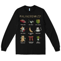 Black palindromes! Long Sleeve Tee - artisFamous