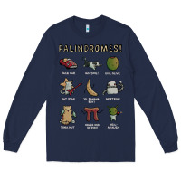Navy palindromes! Long Sleeve Tee - artisFamous