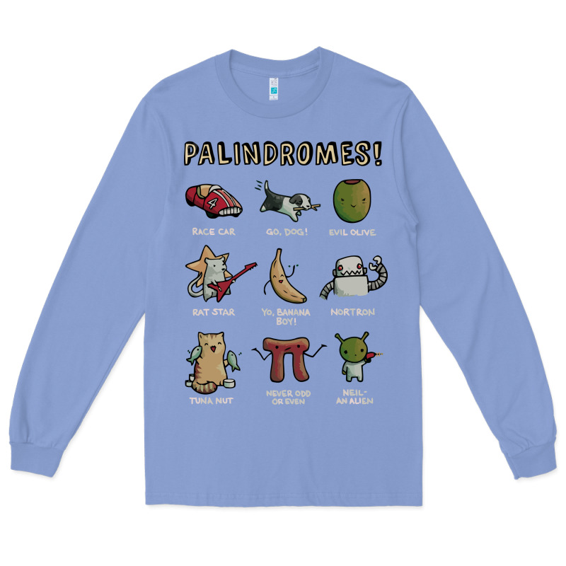 Palindromes! Long Sleeve Tee by artisFamous | Teevron