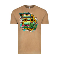 Vintage Camel Missouri Map Sunflower Cactus Serape Vintage Tee - RanaPortraitStore