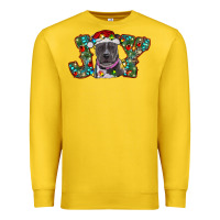 Lemon Christmas Pitbull Joy Premium Sweatshirt - RanaPortraitStore