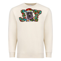 Sandshell Christmas Pitbull Joy Premium Sweatshirt - RanaPortraitStore