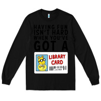 Black arthur library card classic rachelrae09 Long Sleeve Tee - artisFamous