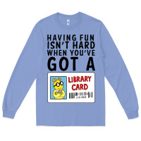 Colony Blue arthur library card classic rachelrae09 Long Sleeve Tee - artisFamous