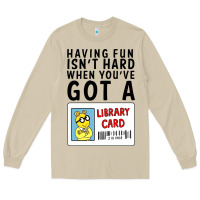 Mushroom arthur library card classic rachelrae09 Long Sleeve Tee - artisFamous