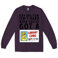 Plum arthur library card classic rachelrae09 Long Sleeve Tee - artisFamous