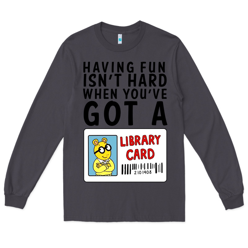 Arthur Library Card Classic Rachelrae09 Long Sleeve Tee by artisFamous | Teevron