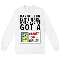 White arthur library card classic rachelrae09 Long Sleeve Tee - artisFamous