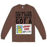 Chestnut arthur library card classic rachelrae09 Long Sleeve Tee - artisFamous