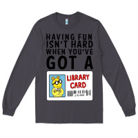 Smoke arthur library card classic rachelrae09 Long Sleeve Tee - artisFamous