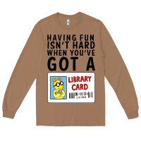Toasted Coconut arthur library card classic rachelrae09 Long Sleeve Tee - artisFamous