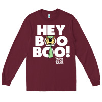 Burgundy yogi bear Long Sleeve Tee - artisFamous
