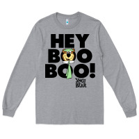 Heather Grey yogi bear Long Sleeve Tee - artisFamous