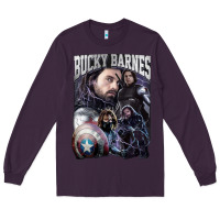 Plum bucky barnes a hero Long Sleeve Tee - artisFamous