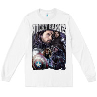 White bucky barnes a hero Long Sleeve Tee - artisFamous