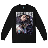 Black bucky barnes a hero Long Sleeve Tee - artisFamous