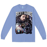 Colony Blue bucky barnes a hero Long Sleeve Tee - artisFamous