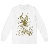 White sleeping beauty maleficent crow branchesy Long Sleeve Tee - artisFamous