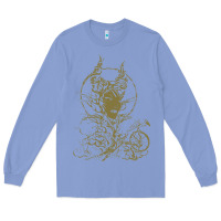 Colony Blue sleeping beauty maleficent crow branchesy Long Sleeve Tee - artisFamous