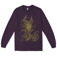 Plum sleeping beauty maleficent crow branchesy Long Sleeve Tee - artisFamous