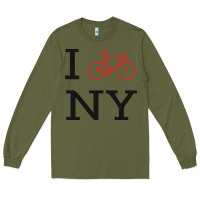 Army Green i bike ny funny bike Long Sleeve Tee - artisFamous