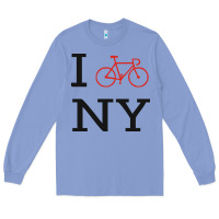 Colony Blue i bike ny funny bike Long Sleeve Tee - artisFamous