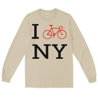 I Bike Ny Funny Bike Long Sleeve Tee | Teevron