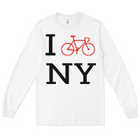 White i bike ny funny bike Long Sleeve Tee - artisFamous