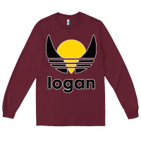 Burgundy logan Long Sleeve Tee - artisFamous